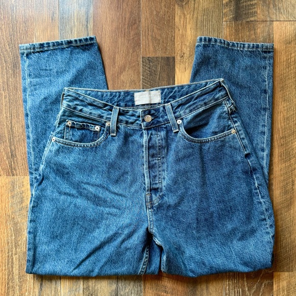 Everlane The Curvy 90’s Cheeky Straight Jean Size 30 (10) Organic Cotton NWOT - Picture 2 of 12